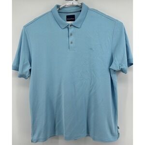Tommy Bahama Short Sleeve Polo Ahirt Modal Blend Blue men's Size 2XL/TTG